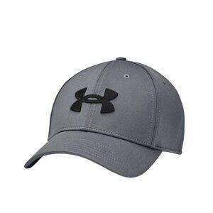 Under Armour UA Men Gray w/Black logo Classic Fitted XL/2XL Cap Blitzing Hat NWT